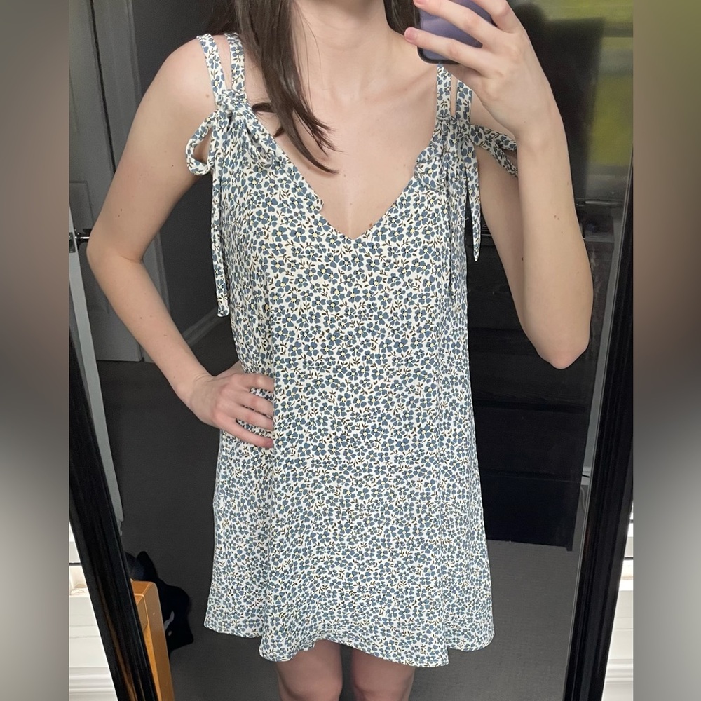 Zara Trafaluc Floral Dress Size M - Picture 3 of 4